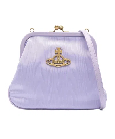 Vivienne Westwood Vivienne's Clutch Bag In Purple