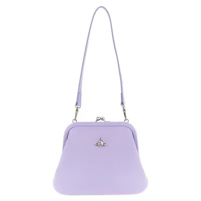 Vivienne Westwood Vivienne Clutch In Purple
