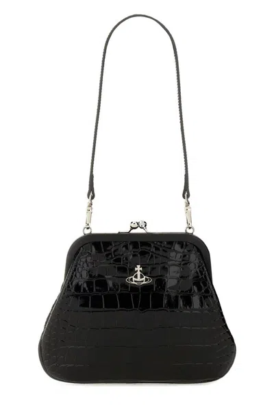 Vivienne Westwood Viviennes Clutch Bag In Black