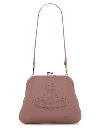 Vivienne Westwood Vivienne Clutch Bag In Pink