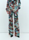 Vivienne Westwood W Ray Trousers Wool Multi Tartan Pattern 46 Women In Blue