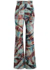 Vivienne Westwood W Ray Trousers Wool Multi Tartan Pattern 46 Women In Multicoloured