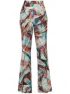 Vivienne Westwood W Ray Trousers Wool Multi Tartan Pattern 46 Women In Blue