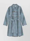 Vivienne Westwood Waist Belted Checked Coat