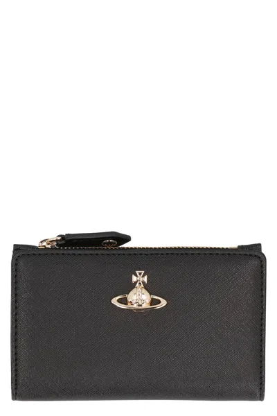 Vivienne Westwood Wallet In Eco-leather In Black