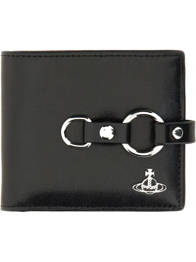 VIVIENNE WESTWOOD VIVIENNE WESTWOOD WALLET "MAN. BONDAGE" BILLFOLD