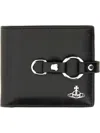 Vivienne Westwood Wallet Man. Bondage Billfold In Black