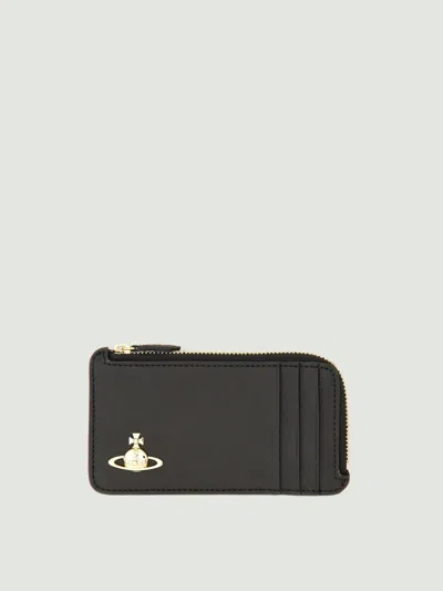 VIVIENNE WESTWOOD WALLET VIVIENNE WESTWOOD WOMAN COLOR BLACK,H15731002