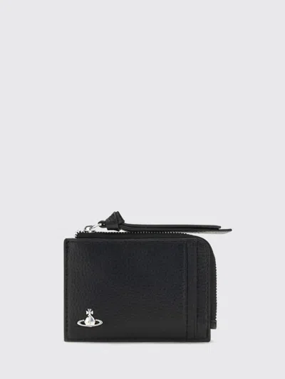 Vivienne Westwood Wallet Woman Color Black In Red