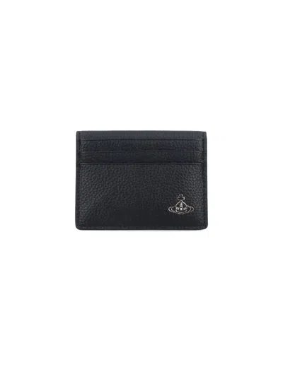 Vivienne Westwood Man Card Holder Faux Leather Black One Size Men
