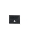 Vivienne Westwood Orb Card Holder In Black