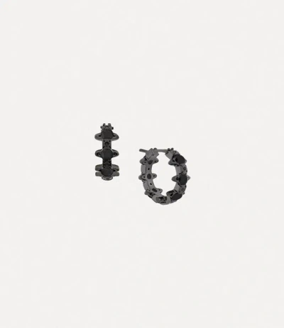 Vivienne Westwood Warwick Earrings Silver Swarovski Crystals Women