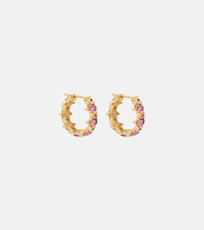 Vivienne Westwood Warwick Hoop Earrings In Brown