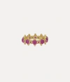 Vivienne Westwood Warwick Ring Gold-milky-purple-cz Gold-milky-purple-cz Unisex