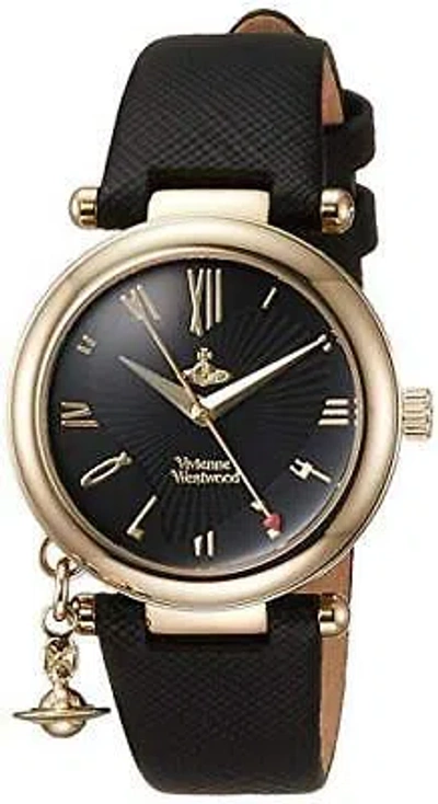 Pre-owned Vivienne Westwood [] Watch Orb Heart Vv006gdblk Women's Black