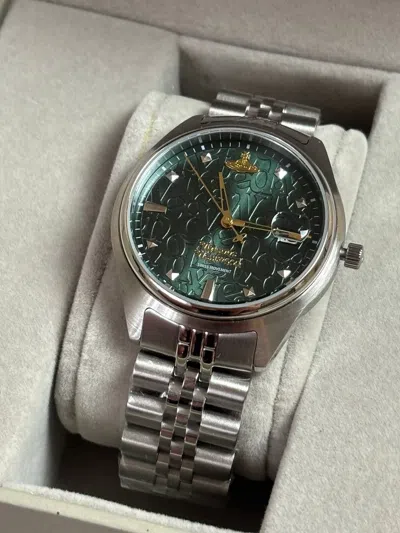 Pre-owned Vivienne Westwood Watch Y2k Vintage Old Money Watch In Silver