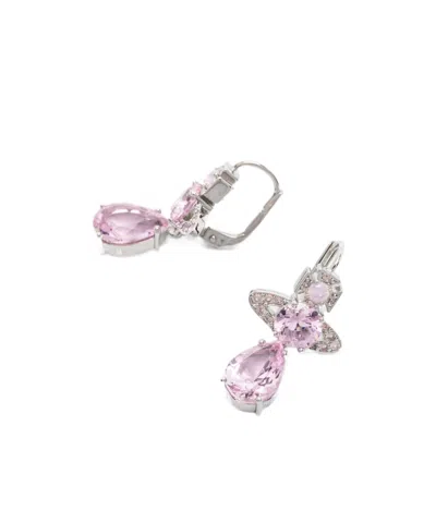 Vivienne Westwood Water Drop Pendant Earrings In Pink
