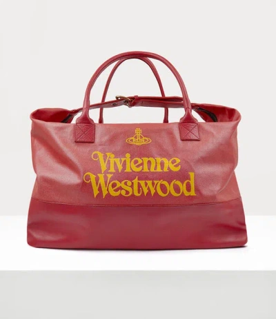 Vivienne Westwood Weekender In Red-yellow