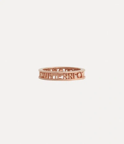 Vivienne Westwood Westminster Ring Pink Gold Silver Unisex
