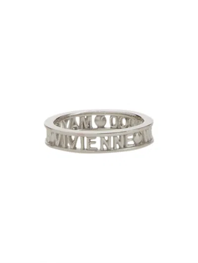 Vivienne Westwood Westminster Ring In Silver