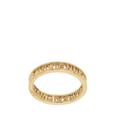 Vivienne Westwood Westminster Ring In Yellow
