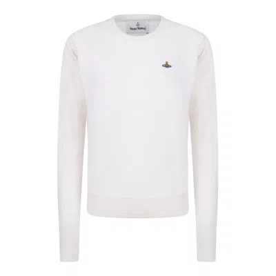 Vivienne Westwood White Cashmere Cotton Sweater