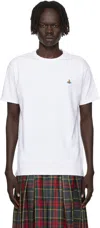 Vivienne Westwood White Classic Multicolor Orb T-shirt In White