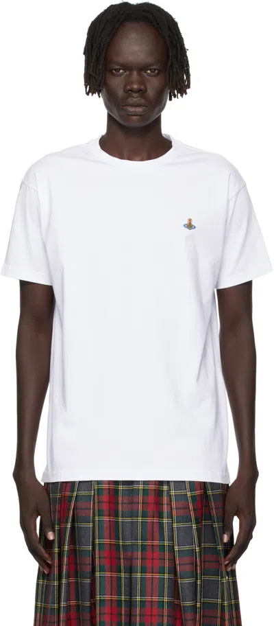 Vivienne Westwood White Classic Multicolor Orb T-shirt