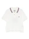 Vivienne Westwood Ribbed Collar Short Sleeves Top In White