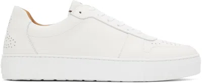 Vivienne Westwood White Classic Punch Trainer Low Top Sneakers In Ss24-a401