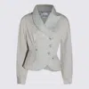 Vivienne Westwood Light Grey Cotton Blazer In Blue