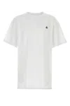 Vivienne Westwood White Crewneck T-shirt With Orb Logo Detail On The Front In Cotton Woman In White