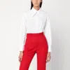 Vivienne Westwood Poplin Shirt With Cuffed Long Sleeves In White