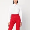 Vivienne Westwood Poplin Shirt With Cuffed Long Sleeves In White