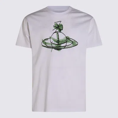 VIVIENNE WESTWOOD WHITE COTTON T-SHIRT