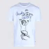 Vivienne Westwood Cotton Crew Neck T-shirt With Graphic Print In Blue