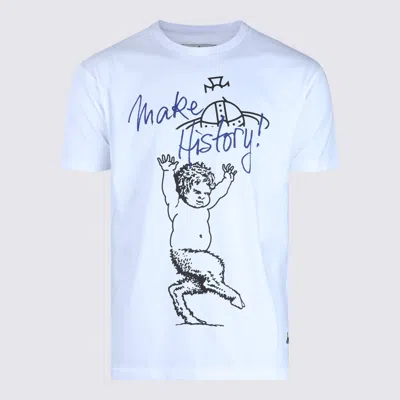 VIVIENNE WESTWOOD WHITE COTTON T-SHIRT