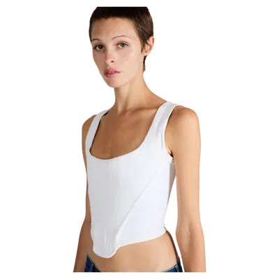 Pre-owned Vivienne Westwood White Denim Cotton Corset