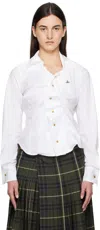 Vivienne Westwood "drunken" Shirt In A401 White