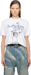 Vivienne Westwood White Fawn Classic T-shirt In Gray