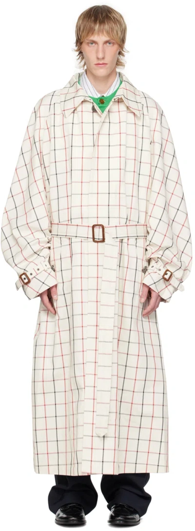 Vivienne Westwood Graziano Trench Coat In Check