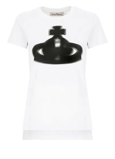 Vivienne Westwood White Halftone Orb T-shirt
