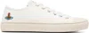 Vivienne Westwood White Low Top Plimsoll Sneakers In White