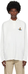 VIVIENNE WESTWOOD WHITE OVERSIZED POLO