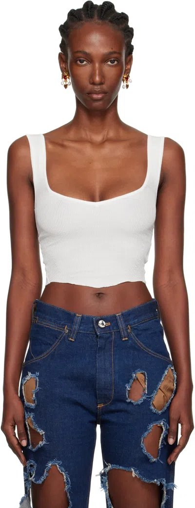 Vivienne Westwood White Sole Bodice Top In Red