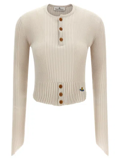 VIVIENNE WESTWOOD WHITE TEGAN SWEATER