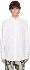 Vivienne Westwood White Two Button Krall Shirt In Aw24-a203