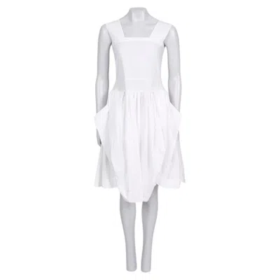 Pre-owned Vivienne Westwood White Vintage Button-front Dress Eu 40 L