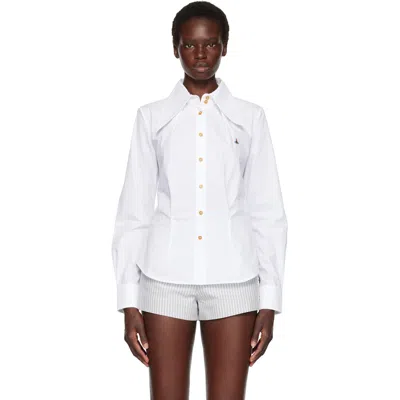 Vivienne Westwood White Violin Shirt In A401 White