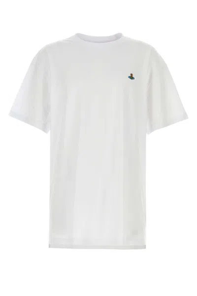Vivienne Westwood Whtie Cotton Oversize T-shirt In White